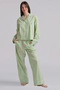 Striped Poplin Long-Sleeve Pajama Set Sleepwear Polo Ralph Lauren