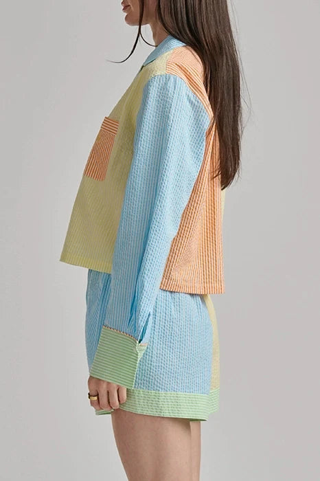 Striped Seersucker Shirt & Boxer PJ Set Sleepwear Polo Ralph Lauren