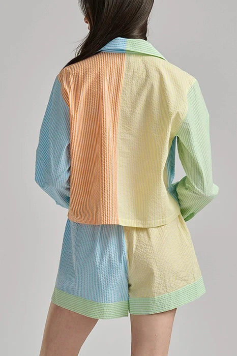 Striped Seersucker Shirt & Boxer PJ Set Sleepwear Polo Ralph Lauren