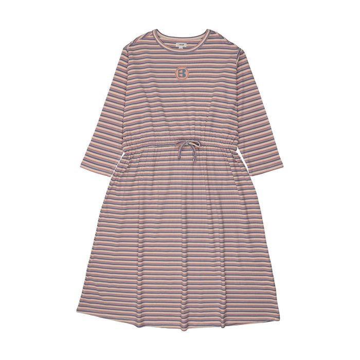 Summer Stripe 3/4 Sleeve Dress