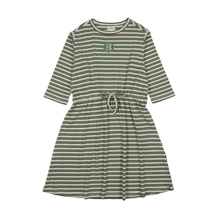 Summer Stripe 3/4 Sleeve Dress