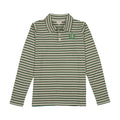 Summer Stripe Long Sleeve Polo