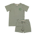 Summer Stripe Shorts Set