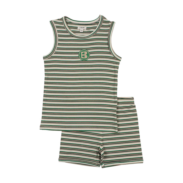 Summer Stripe Tank Set
