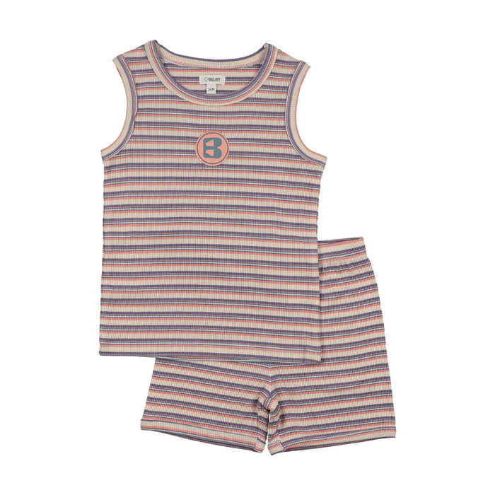 Summer Stripe Tank Set