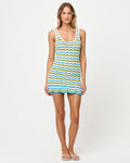 Island Breeze | Badge:New Arrival_#B2AC88_#ffffff'
LSPACE Sunchaser Dress in Island Breeze, front view on model.