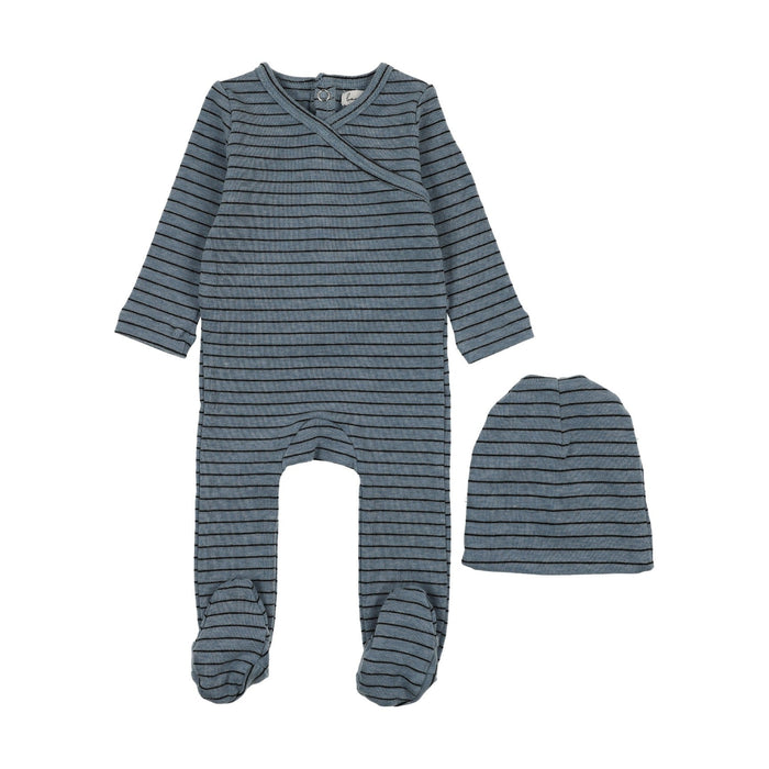 Super Soft Stripes Footie Set