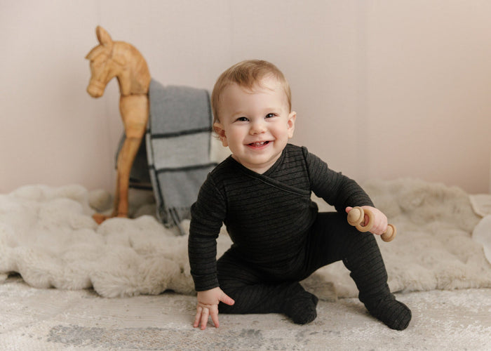Super Soft Stripes Footie Set