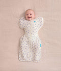 Swaddle Up™ 0.2 TOG Cotton Cream Bugsy Blue