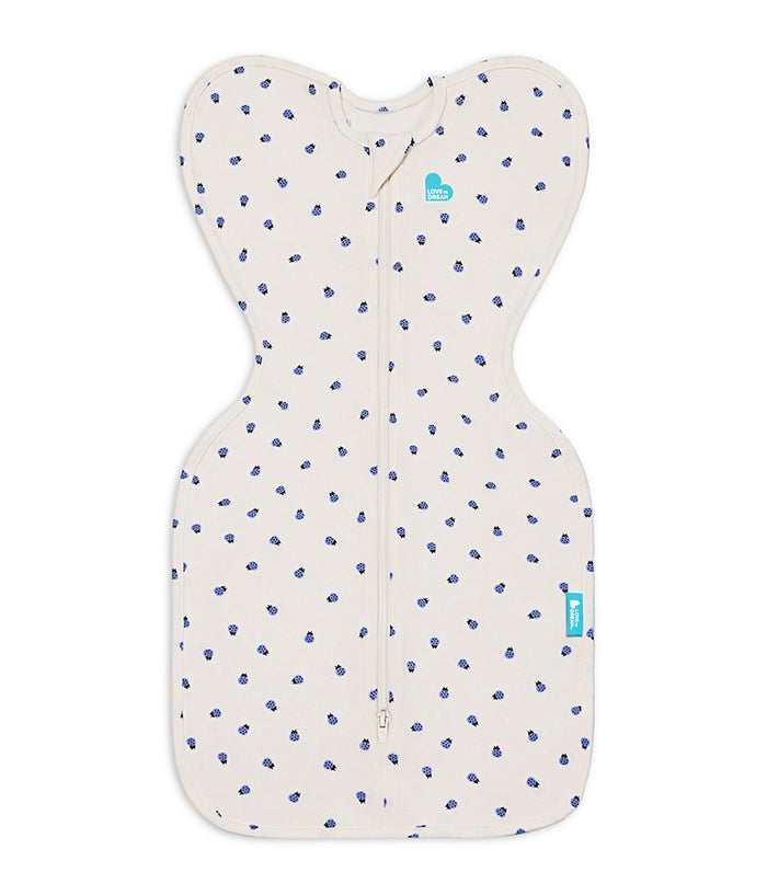 Swaddle Up™ 0.2 TOG Cotton Cream Bugsy Blue