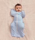 Swaddle Up™ 0.2 TOG Viscose from Bamboo Mist Blue
