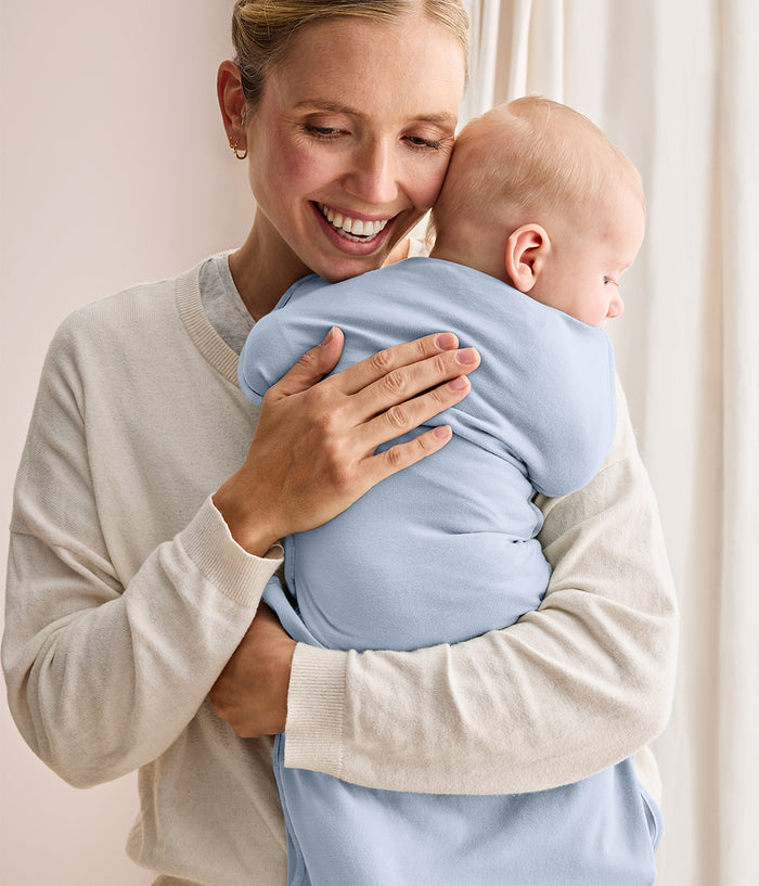 Swaddle Up™ 0.2 TOG Viscose from Bamboo Mist Blue