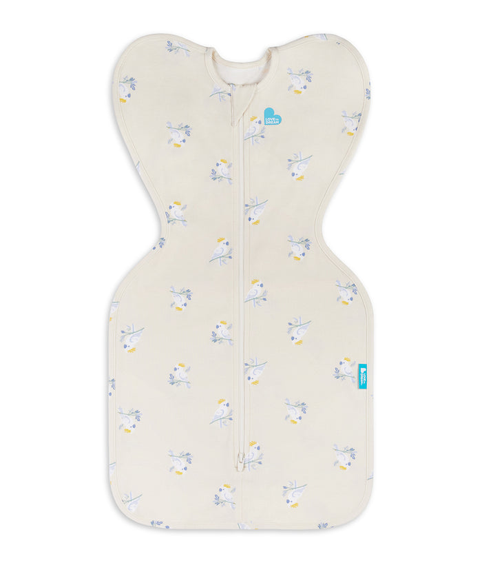 Swaddle Up™ 1.0 TOG Cotton Cream Cockatoos