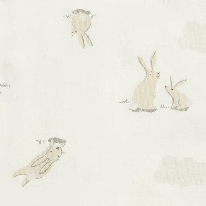 Swaddle Up™ 1.0 TOG Cotton White Cloud Bunnies
