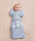 Swaddle Up™ 2-in-1 Transition Bag 0.2 TOG Cotton Soft Blue