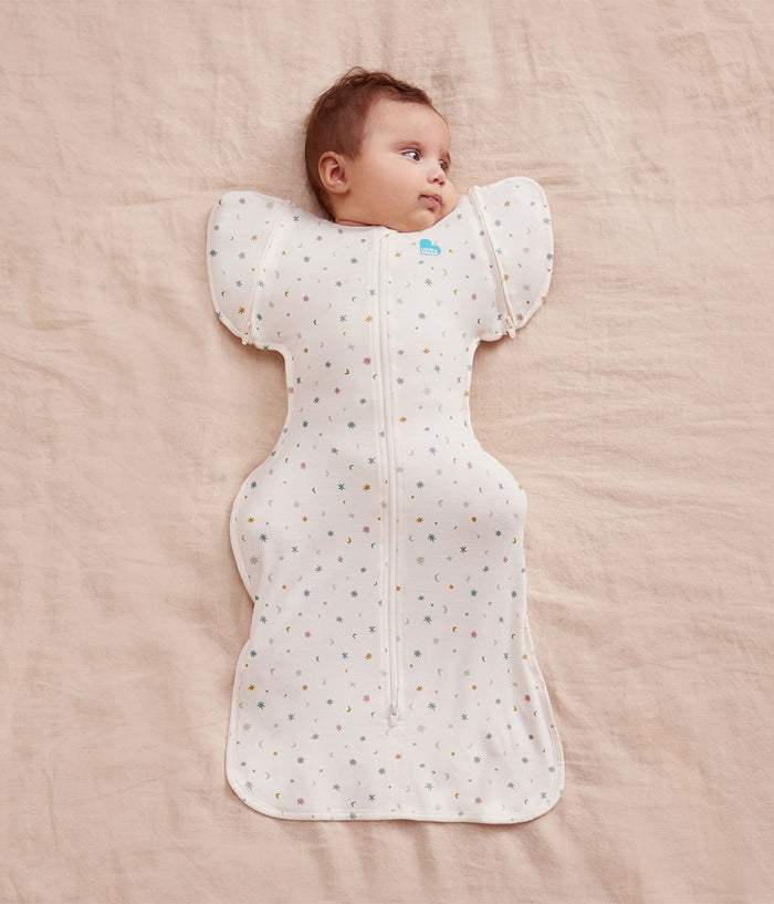 Swaddle Up™ 2-in-1 Transition Bag 0.2 TOG Organic Cotton White Starlight
