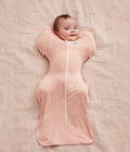Swaddle Up™ 2-in-1 Transition Bag 0.2 TOG Viscose from Bamboo Blush Hearts