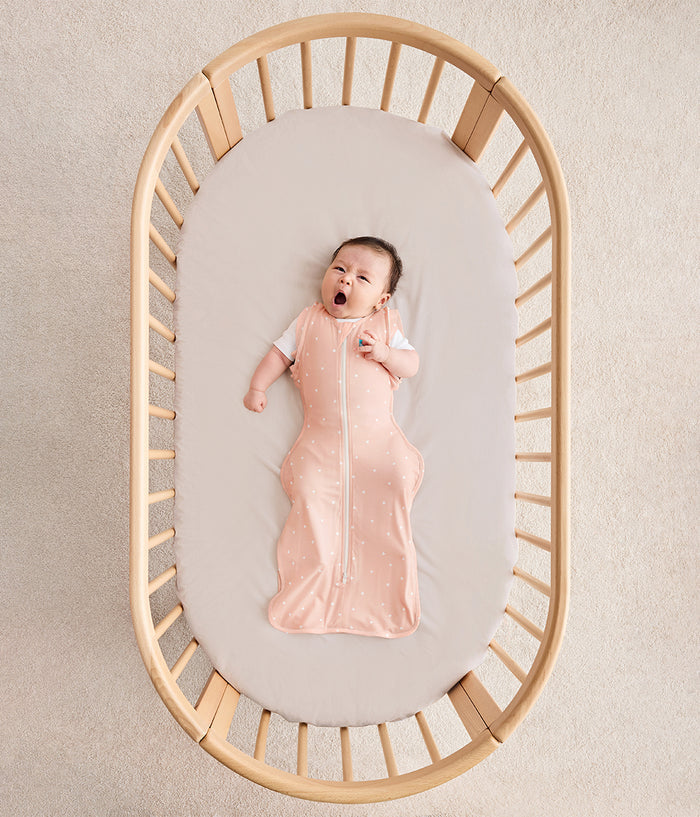 Swaddle Up™ 2-in-1 Transition Bag 0.2 TOG Viscose from Bamboo Blush Hearts