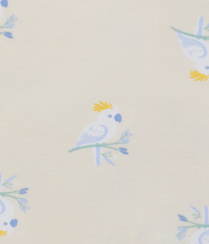 Swaddle Up™ 2-in-1 Transition Bag 1.0 TOG Cotton Cream Cockatoos