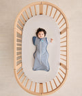 Swaddle Up™ 2-in-1 Transition Bag 1.0 TOG Cotton Denim Stripe