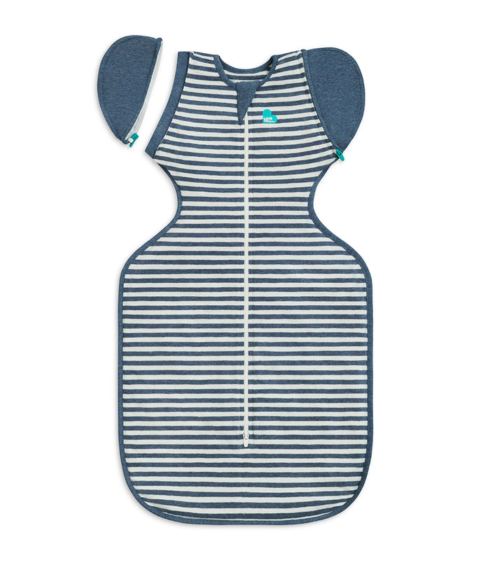 Swaddle Up™ 2-in-1 Transition Bag 1.0 TOG Cotton Denim Stripe