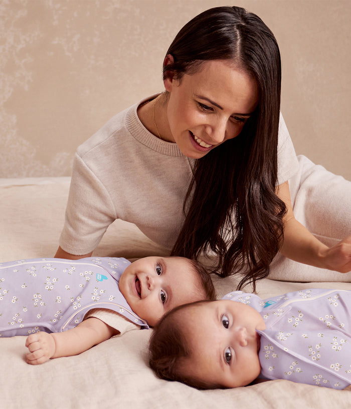 Swaddle Up™ 2-in-1 Transition Bag 1.0 TOG Cotton Lilac Meadow