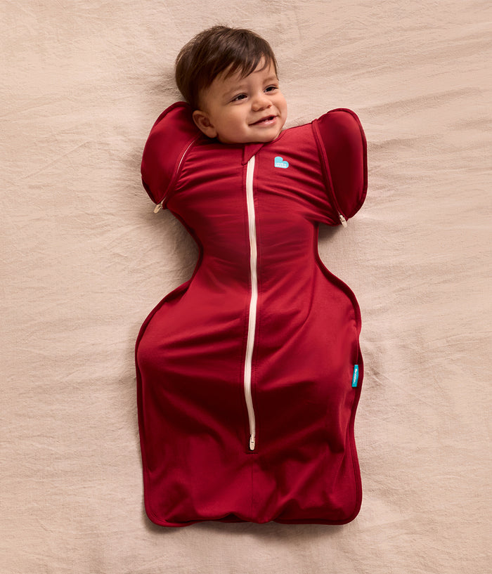 Swaddle Up™ 2-in-1 Transition Bag 1.0 TOG Cotton Maroon