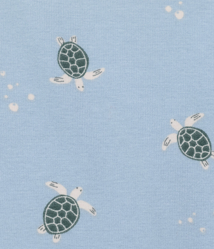 Swaddle Up™ 2-in-1 Transition Bag 1.0 TOG Cotton Mist Blue Turtally