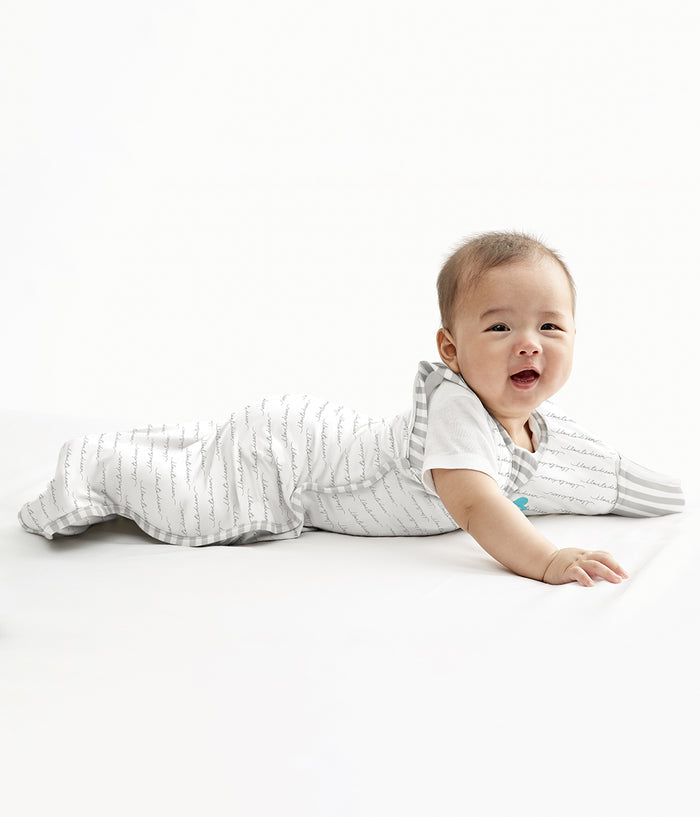 Swaddle Up™ 2-in-1 Transition Bag 1.0 TOG Cotton White Dreamer