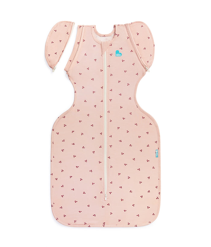 Swaddle Up™ 2-in-1 Transition Bag 1.0 TOG Viscose from Bamboo Blush Cherries