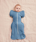 Swaddle Up™ 2-in-1 Transition Bag 1.0 TOG Viscose from Bamboo Storm Blue