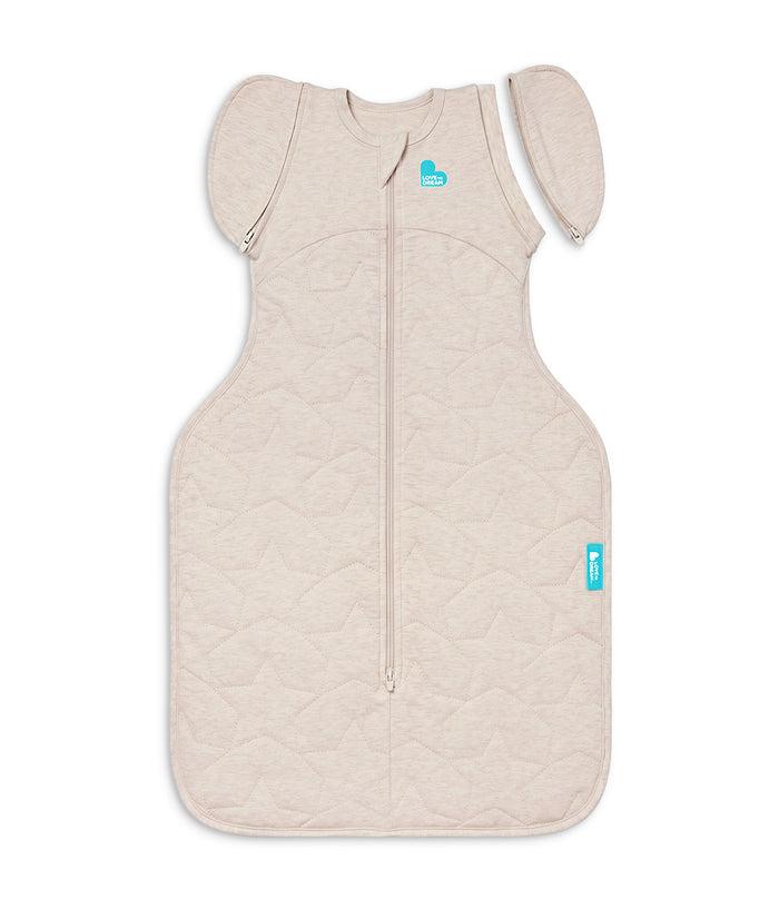 Swaddle Up™ 2-in-1 Transition Bag 2.5 TOG Quilted Cotton Oatmeal Marl Starturn Quilted