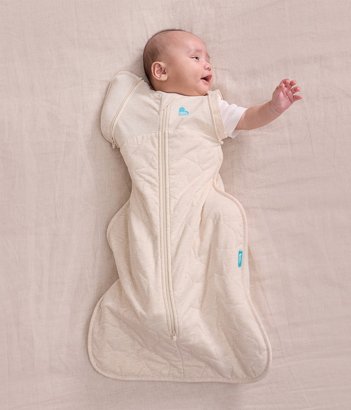 Swaddle Up™ 2-in-1 Transition Bag 2.5 TOG Quilted Cotton Oatmeal Marl Starturn Quilted
