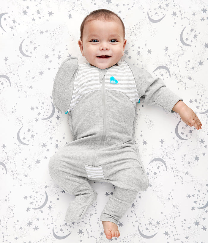 Swaddle Up™ 2-in-1 Transition Suit 1.0 TOG Cotton Grey