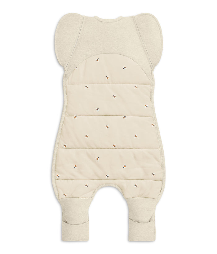 Swaddle Up™ 2-in-1 Transition Suit 2.5 TOG Cotton Oatmeal Bees