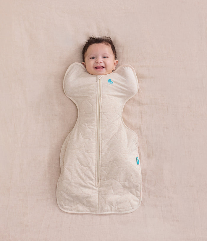 Swaddle Up™ 2.5 TOG Quilted Cotton Oatmeal Marl Starturn Quilted