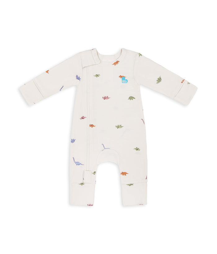 Swaddle Up & Romper Bundle | 1.0 TOG | Bamboo | Navy | Cream Dino Snore