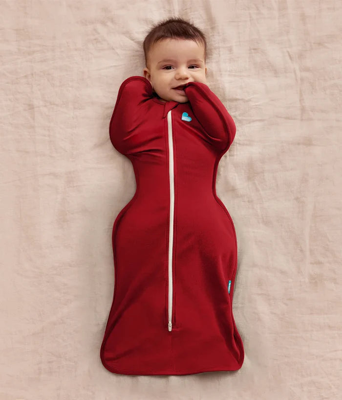 Swaddle Up Romper Starter Bundle | 1.0 TOG | Maroon | Deep Olive | Cream Bows