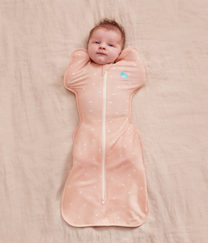 Swaddle Up Starter Bundle 0.2 TOG | Blush Hearts | Sunny
