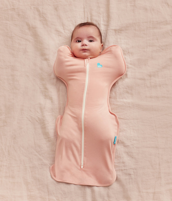 Swaddle Up Starter Bundle 0.2 TOG | Blush | Tan Stripe