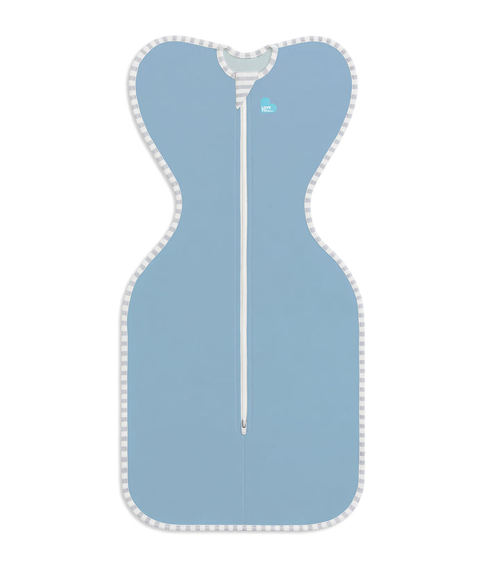 Swaddle Up™ Starter Bundle 1.0 TOG Dusty Blue Cloud Bunnies Grey