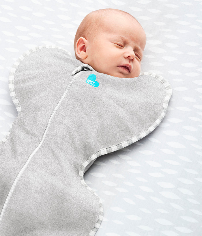 Swaddle Up™ Starter Bundle 1.0 TOG Dusty Blue Cloud Bunnies Grey