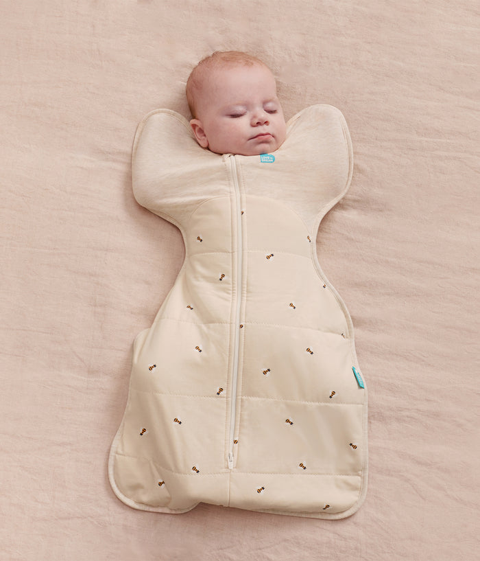 Swaddle Up Starter Bundle | 1.5 | 2.5 TOG | Oatmeal Twigs | Oatmeal Bees 2
