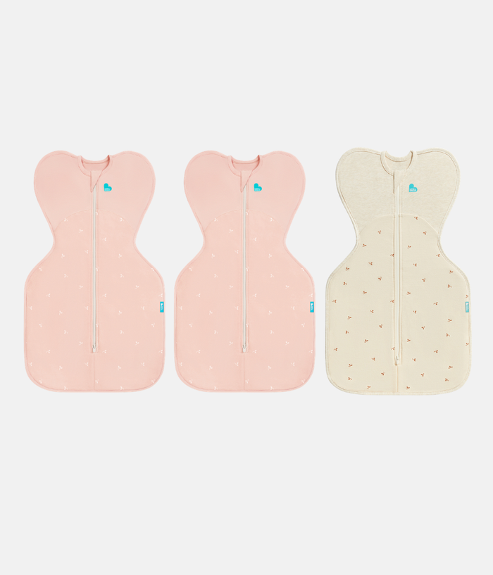 Swaddle Up Starter Bundle | 1.5 TOG | Blush Twigs 2 | Oatmeal Twigs