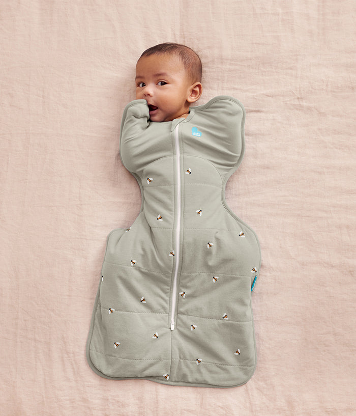 Swaddle Up Starter Bundle | 2.5 TOG | Oatmeal Bees | Olive Bees 2
