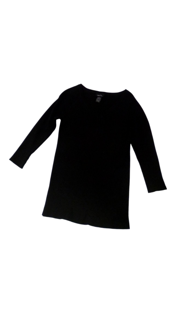 Sweater: Black V Neck