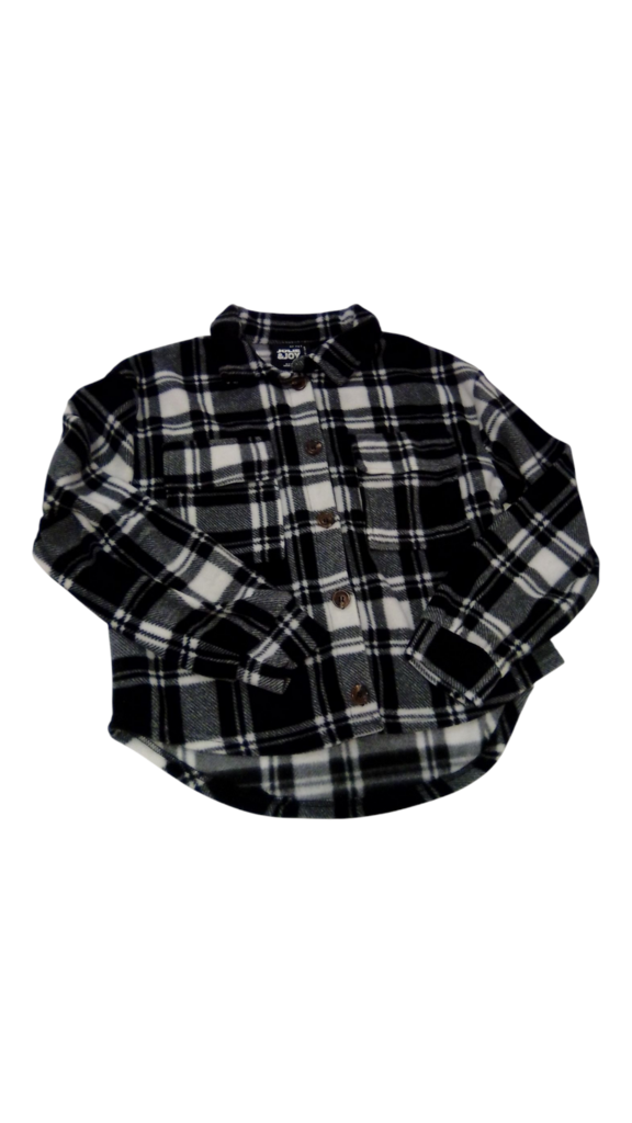 Sweater: Plaid Black/Whit