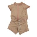 swim zip top zip up