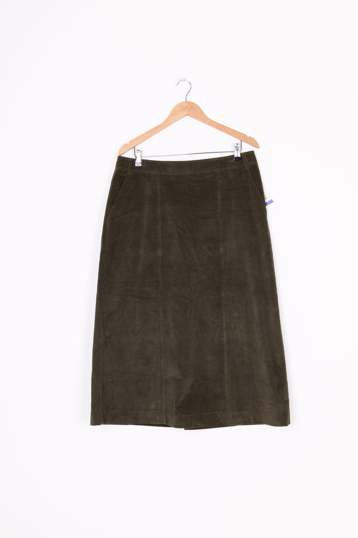 Sylvester Womens Green Skirt Size 14
