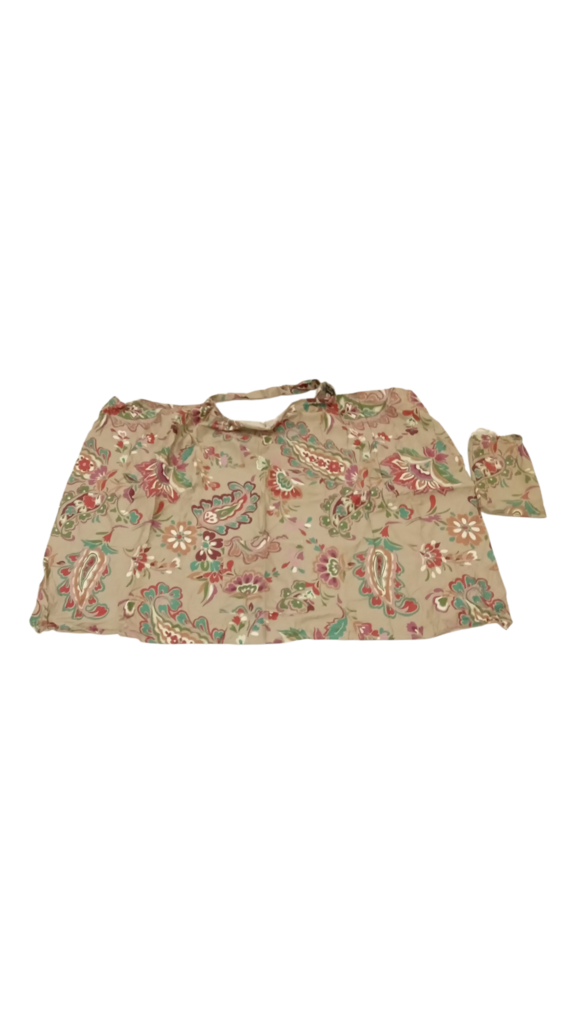 Tan/Flower Nursing Cover